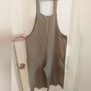 Linen overall - one size